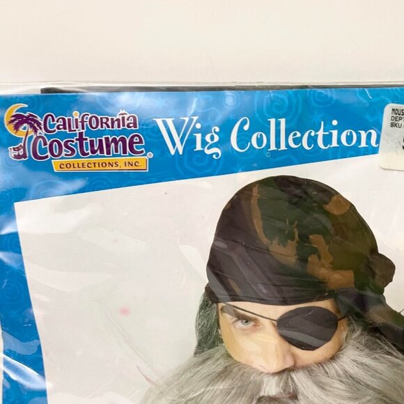 California Costume Collection Pirate Beard and Moustache Halloween - Picture 3 of 10